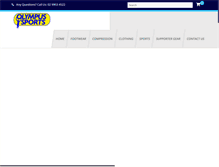 Tablet Screenshot of olympussports.com.au